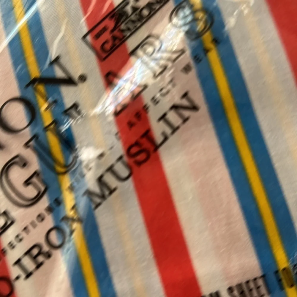 Vintage NEW Cannon Stripe Fitted Sheet